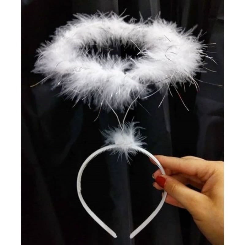 Tiara Anjo Aureola Arco Festa Fantasia Carnaval Cosplay