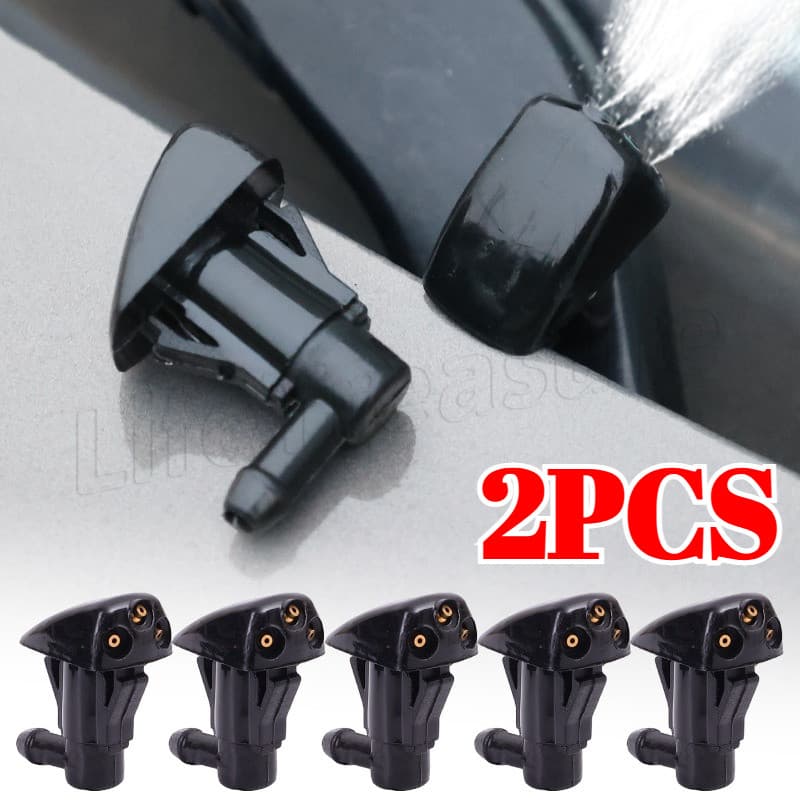 [Destaque] Bocal Lavador De Pára-Brisa De Carro-De Limpador Universal-Cabeça De Aspersão De 2/3 Furos-Jato De Spray Para