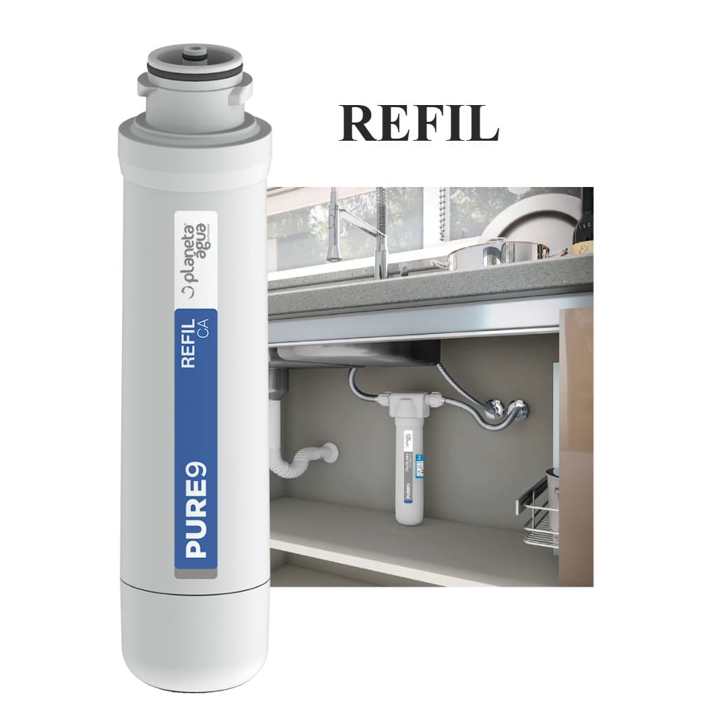 Refil Para Filtro Pure 9 Purificador Planeta Água Original