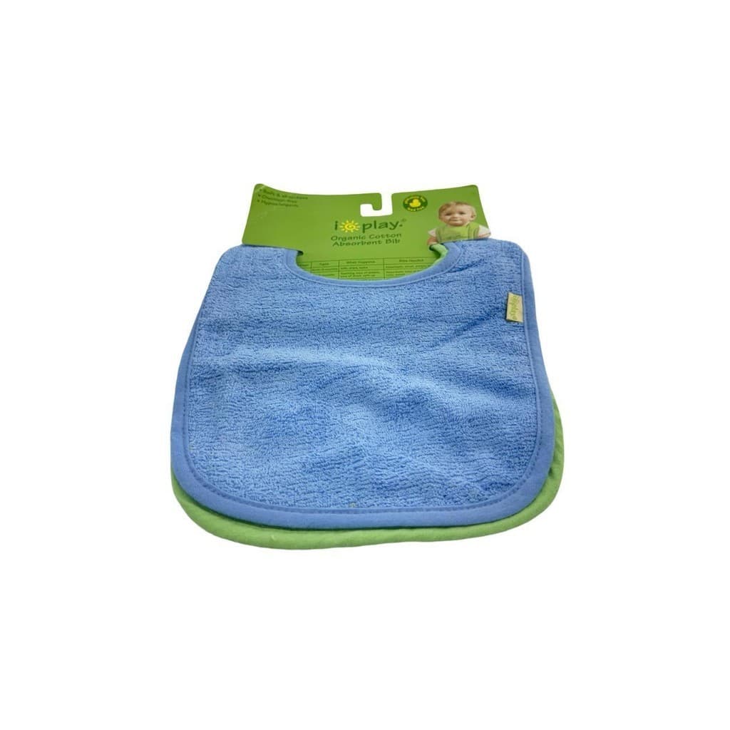 2 Babador Infantil  Algodão Orgânico Macio Impermeavel 