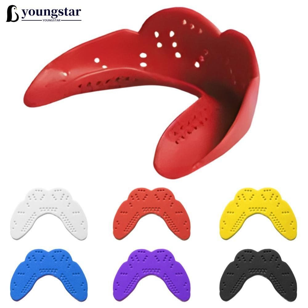 YOUNGSTAR Masculino Feminino Boxe MMA Esportes Protetor Bucal Capa De Dentes Atletas Lacrosse Dental Para Basquete Futeb