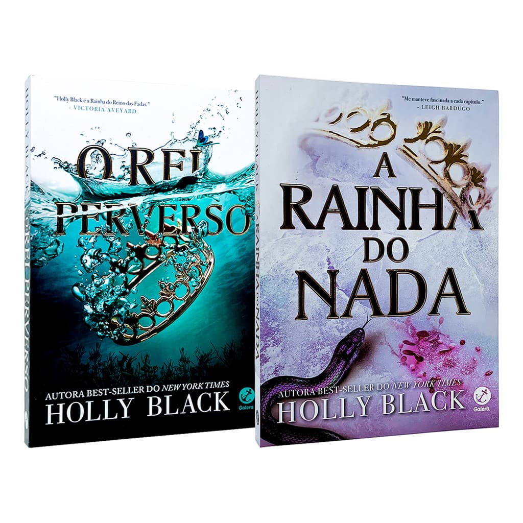 O Rei Perverso + A Rainha Do Nada - Vol. 2 E 3 - O Povo Do Ar - Holly Black - 2 Livros Físicos