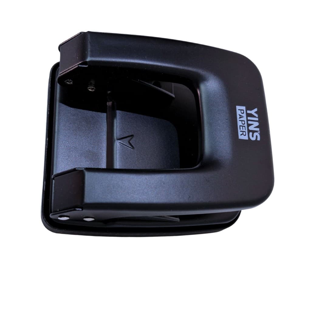 Perfurador e Furador de Papel 2 Furos Grande  Capacidade 35 Folhas, com Medidor e Guia Ajustável