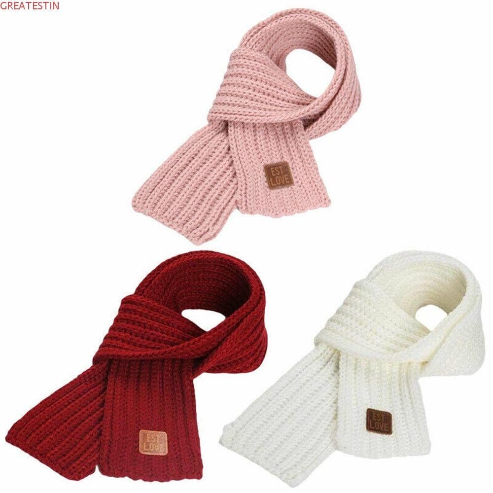 GREATESTIN Kids Scarf , Outdoor Neck Warmer , Fashion Winter Thick Boys Meninas De Malha Macia