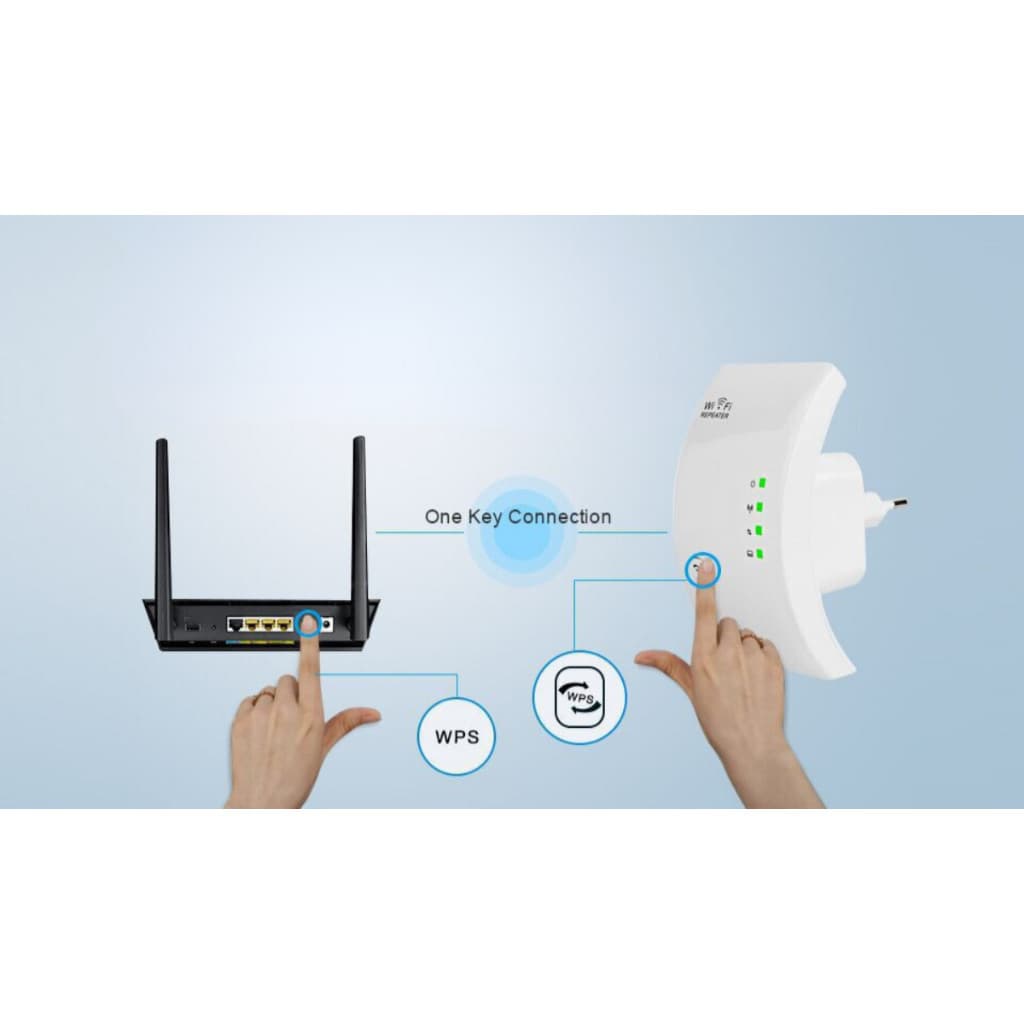 Repetidor Amplificador Extensor De Sinal do Wifi 300/mbps Ultra Rápido de Tomadam