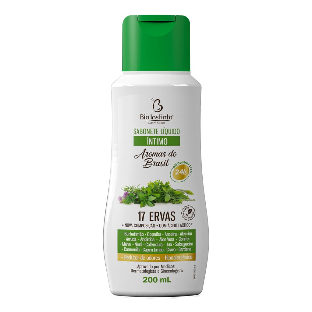 Sabonete Líquido Íntimo 17 Ervas 200ml - Bio Instinto
