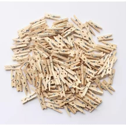 Kit 1/2/3/4/6 Pacotes Mini pregador / Mini prendedor 2,5cm pronto entrega