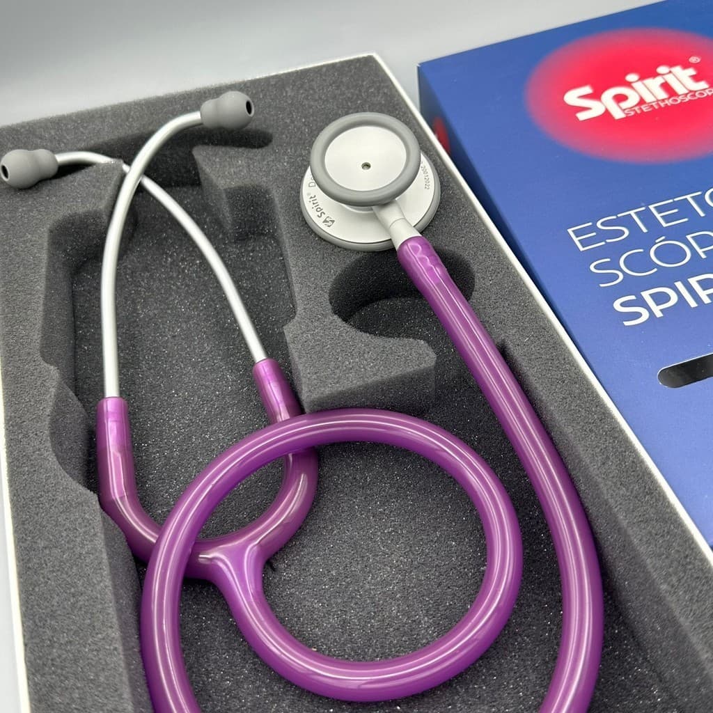 Estetoscópio Spirit MD Pro-Lite Adulto Violeta