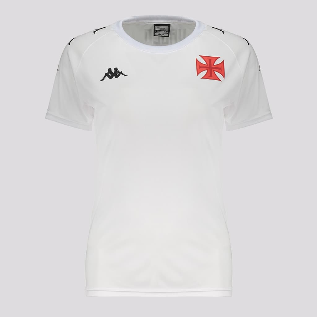 Camisa Kappa Vasco Supporter Element Feminina Branca