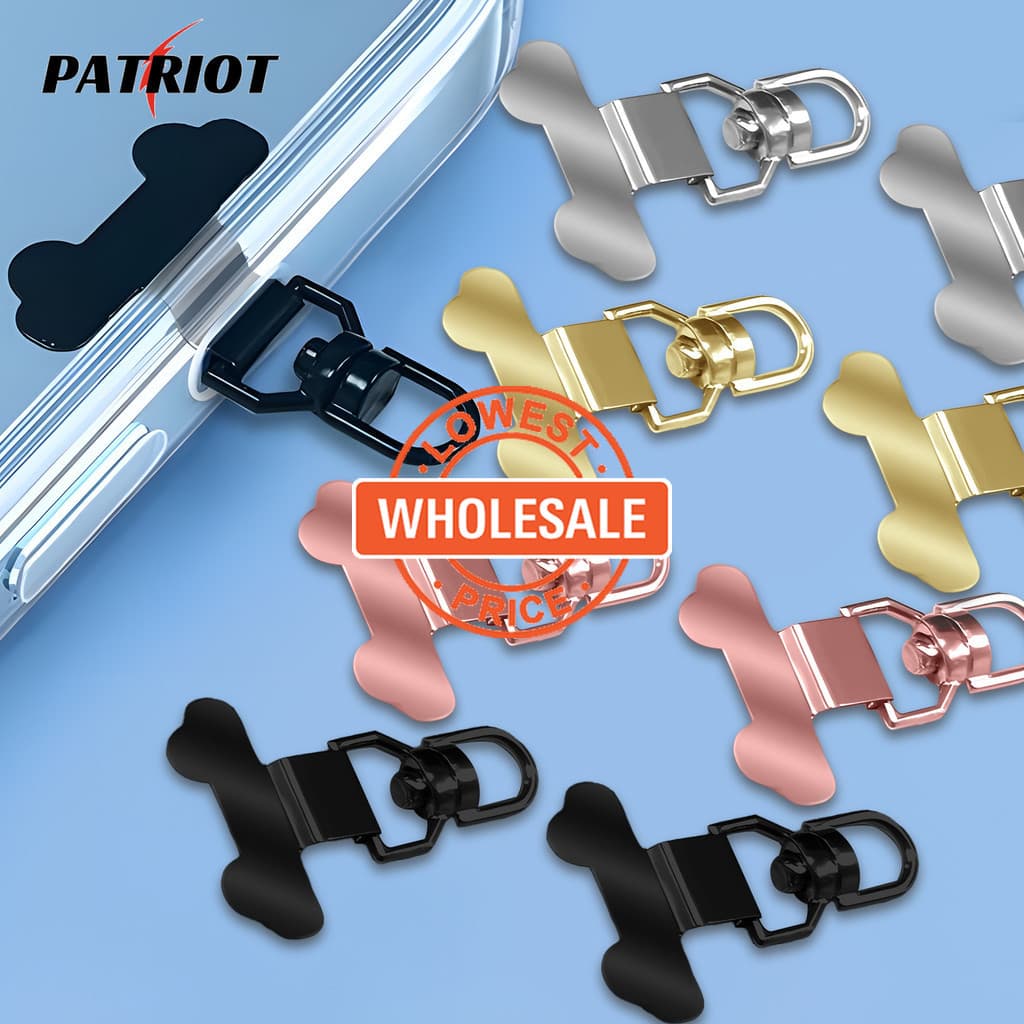 [Preço De Atacado] 360 ° Junta Giratória Para Celular-Remendo De Conexão De Corda Suspensa Com Furo Silencioso-Clipe De