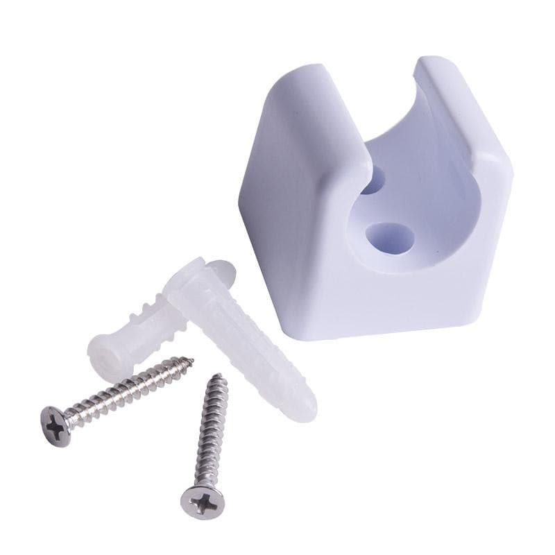 Suporte de Ducha Branca Parede ABS Completo Universal