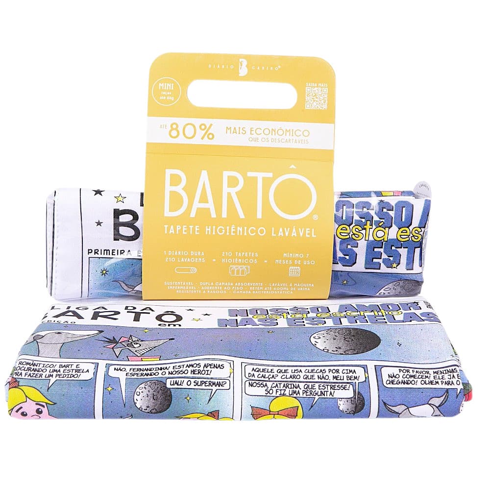 Tapete Higiênico Lavável Diário Canino 2ª Ed. Mini B.Art 40x58cm