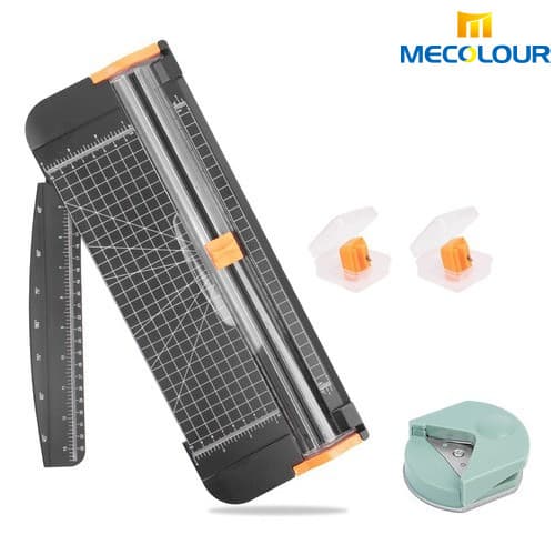 Guilhotina Cortador Refiladora Mesa Preto Papel A4 Até 10 Folhas Preto Mecolour