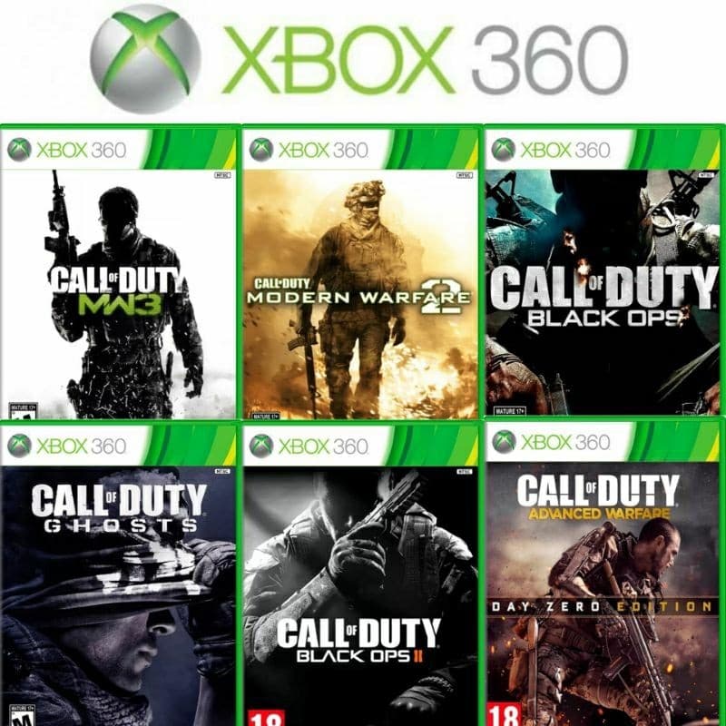 Jogos Call of Duty Xbox 360