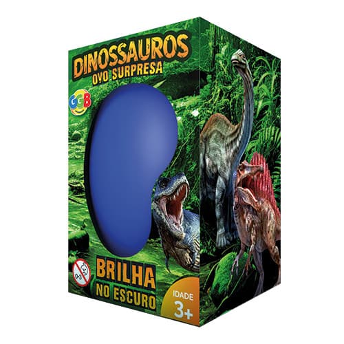 DINOS OVO SURPRESA - BRILHA NO ESCURO