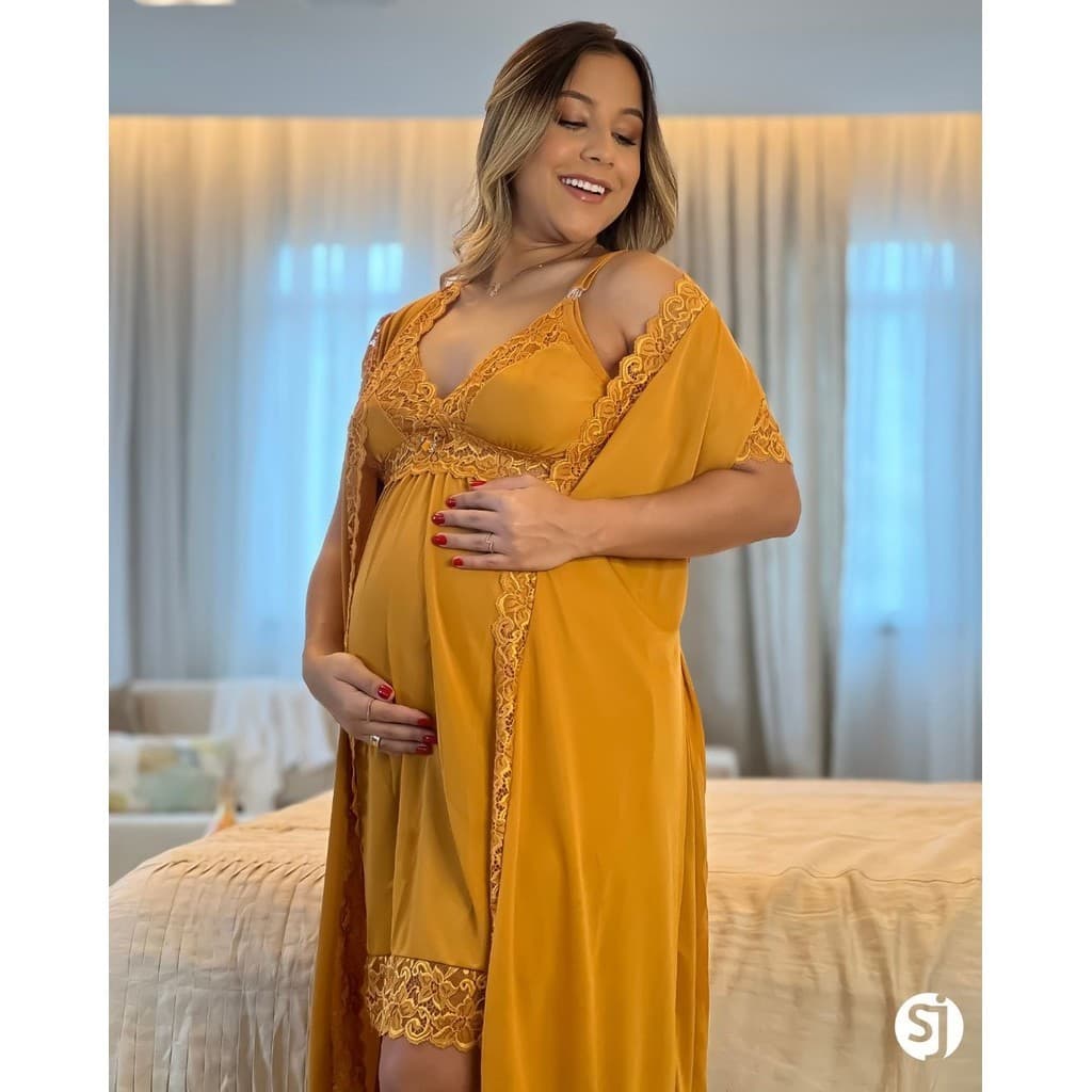 Kit Camisola Amamentar + Robe Starjane