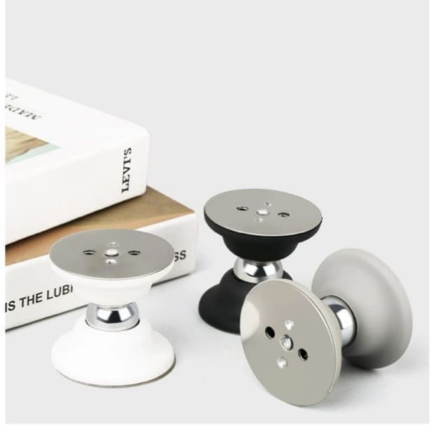 Trava Prendedor Batetor Fixador Porta Imã Magnético Adesivo Inox