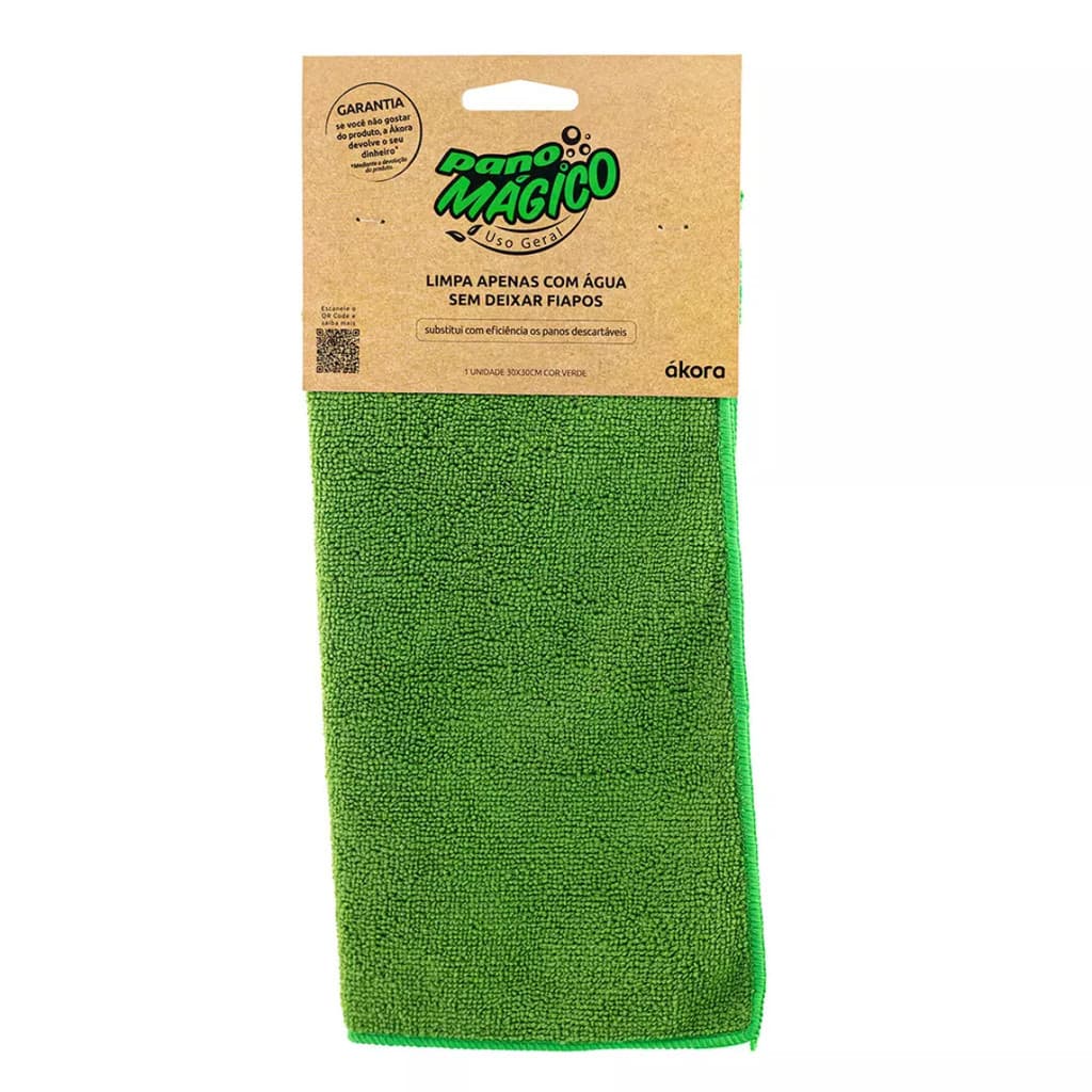 Pano Magico® Uso Geral (1 Unidade) Verde - Akora