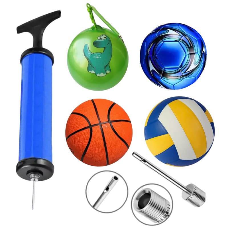 Bomba para inflar encher bolas de Voley futebol basquete bola vinil