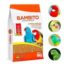 RAÇÃO PARA CALOPSITA, PERIQUITO BAMBITO EXTRUSADO 5KG BIOTRON