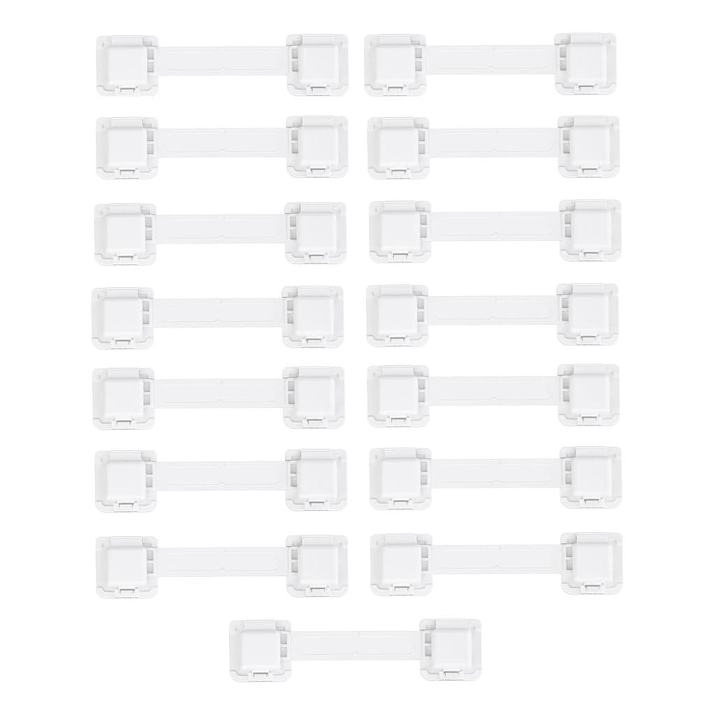 Kit 15 Trava De Gaveta Armário Segurança Protetor Infantil