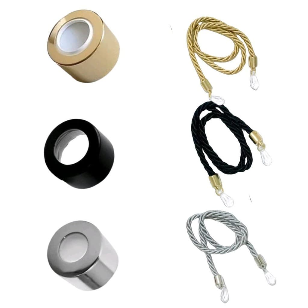 Kit Tampa Difusor De Ambientes e Cordão Decorativo Para Aromatizador De Banheiro