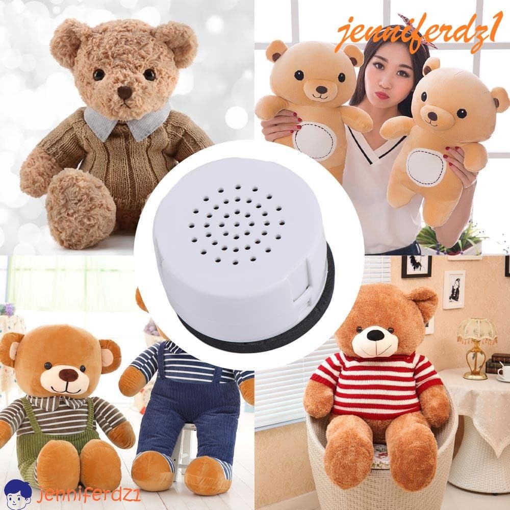 Brinquedo De Pelúcia Com Gravador De Voz JENNIFERDZ1 , Dispositivo De Gravação De Mensagens Personalizado De 30 Segundos