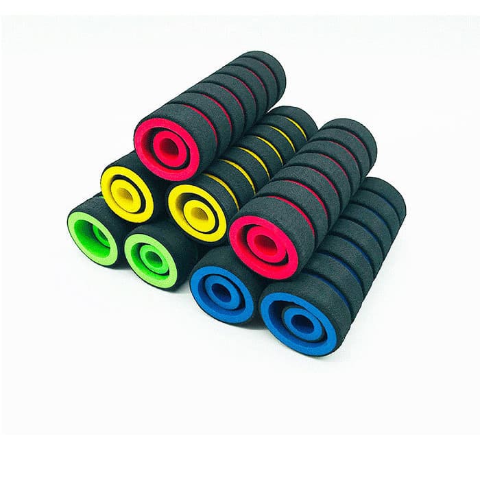 Um Conjunto (4pcs) Luvas De Motocicleta Capa De Bicicleta Elétrica Esponja Universal Bullhorn Anti-Derrapante