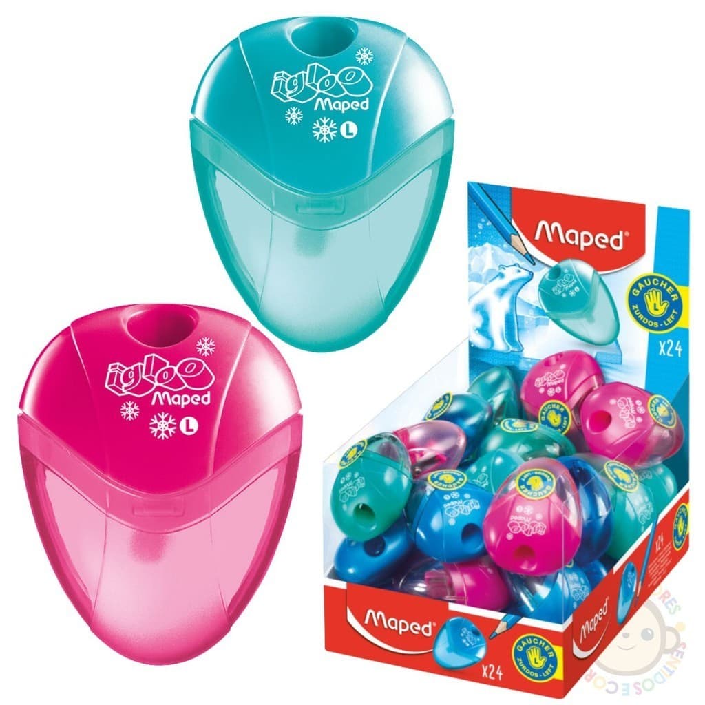 Apontador I-GLOO Canhoto 1 Furo Maped