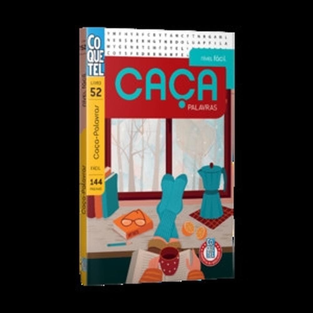 Livro coquetel caça-palavras nível fácil ed 52
