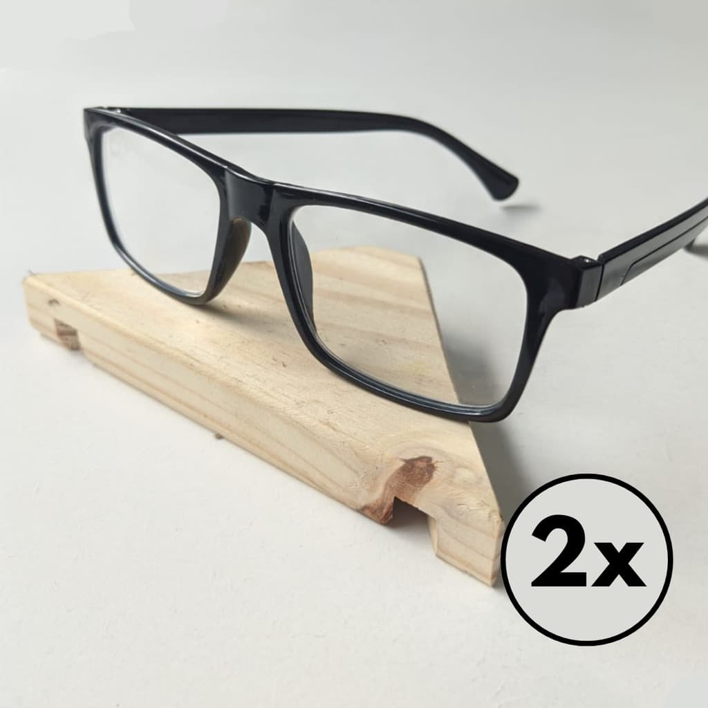 Kit com 2 Óculos de Grau para Leitura, Trabalho e Descanso – Unissex, Leve e Confortável