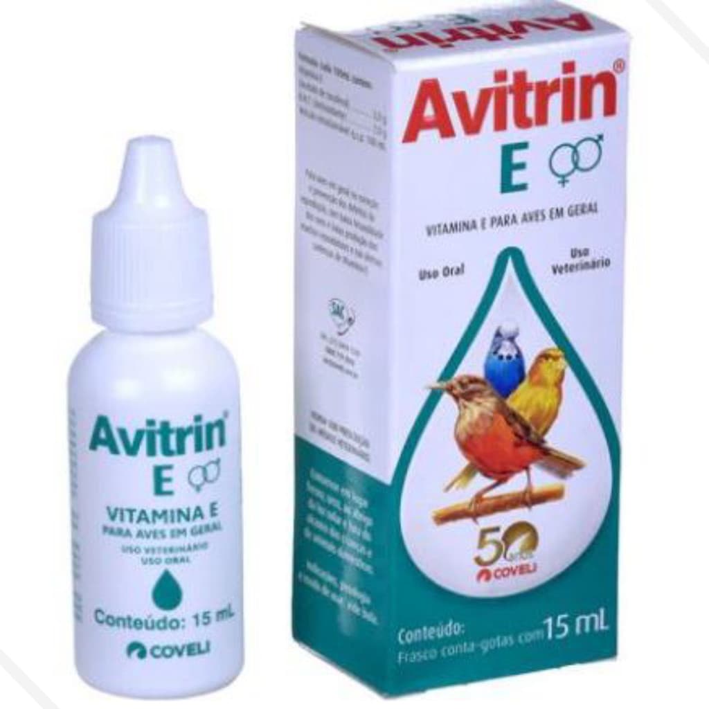 COVELI AVITRIN VITAMINA E 15ML - USO VETERINÁRIO
