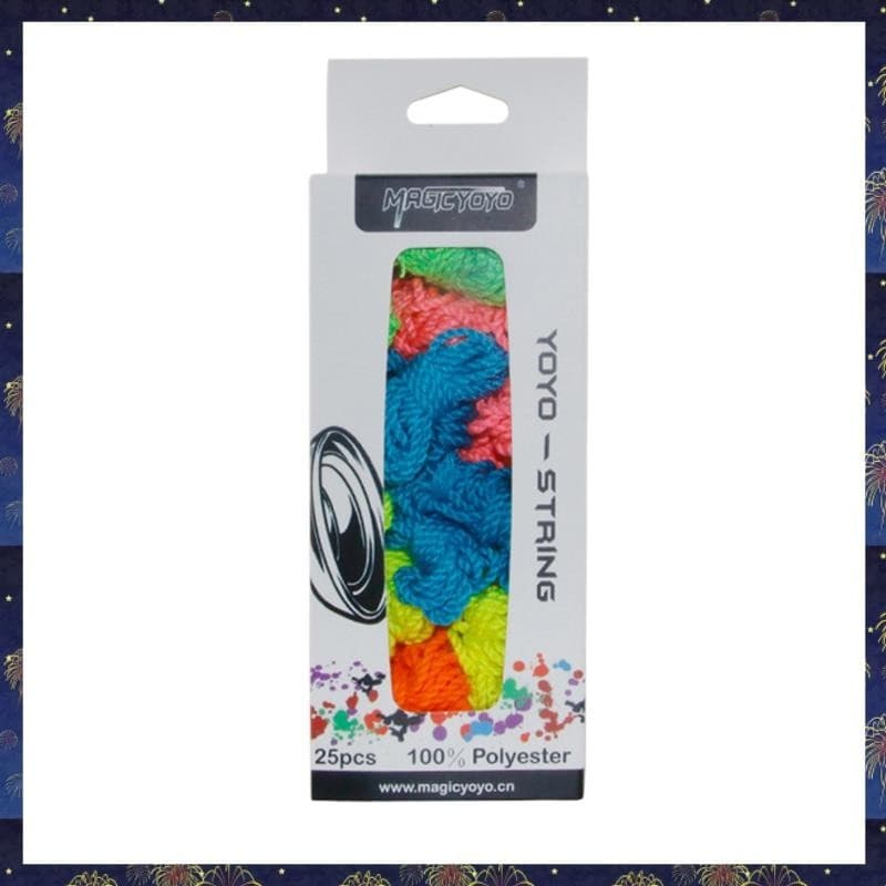 (P W X S) Magicyoyo Cordas Yoyo Profissionais 100 % Poliéster Para Yoyos Responsivos E Não-Pacote De 25 , Cor Aleatória