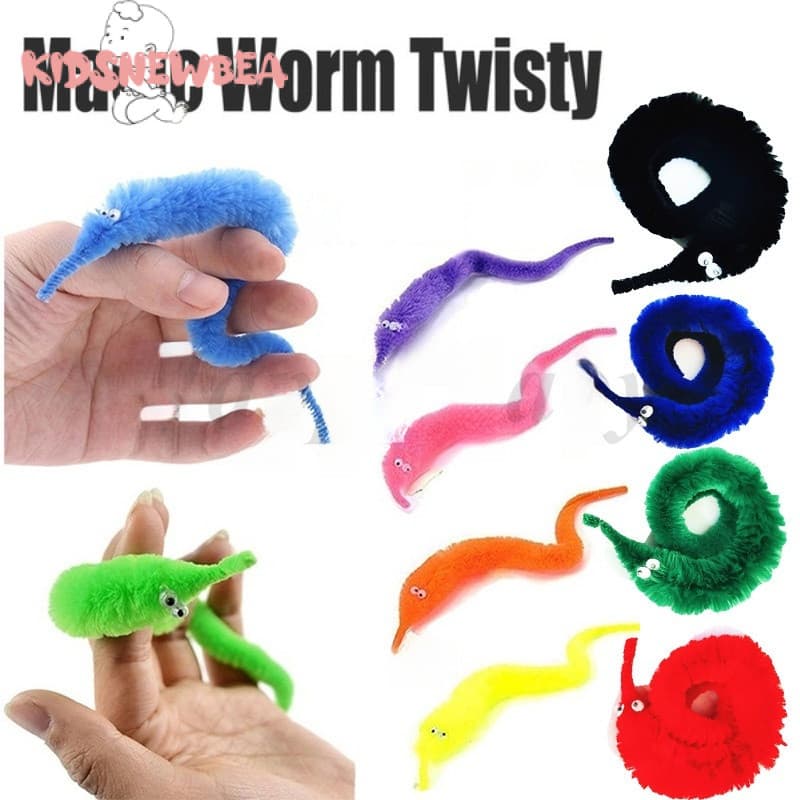 KidsNewbea 10PCS Engraçado Brinquedo De Pelúcia Mágico Da Lagarta