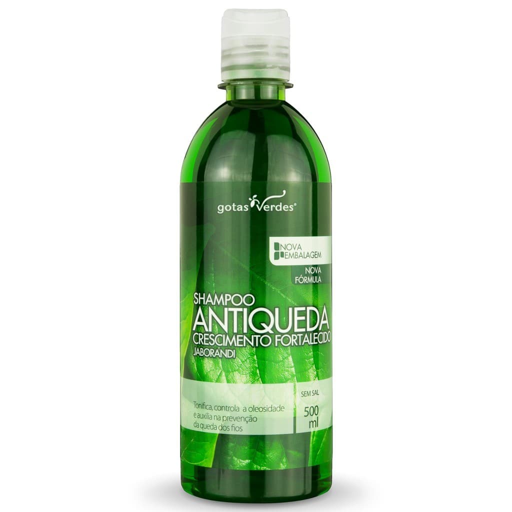 Shampoo Antiqueda Crescimento Fortalecido com Jaborandi Gotas Verdes 500 ml