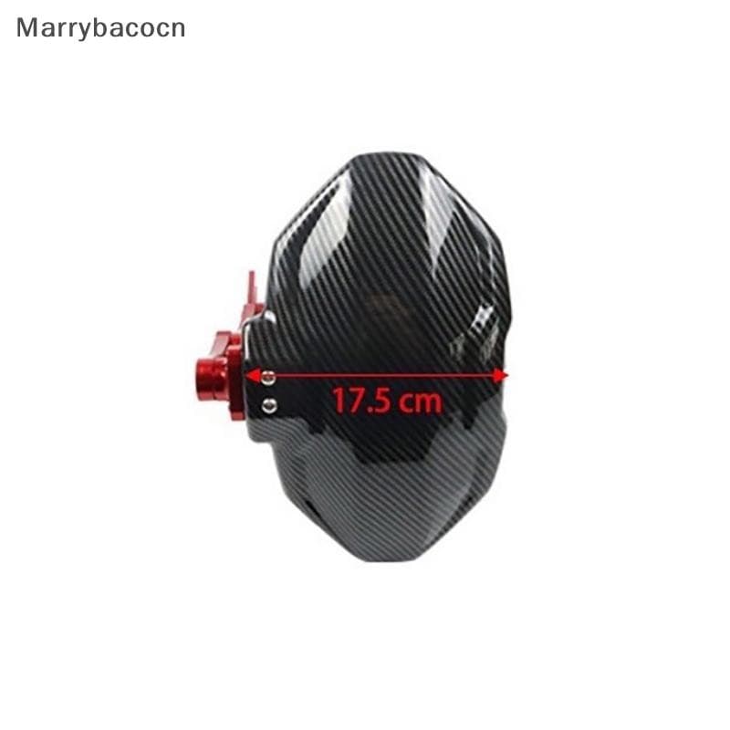 [MAR] Pára-Lamas De Motocicleta Em Fibra De Carbono Texturizados Para Veículos Elétricos Universal COD