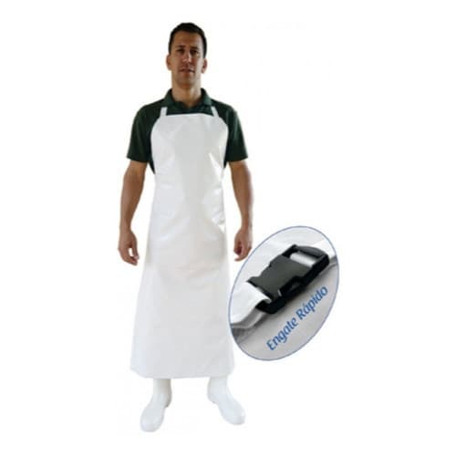 Avental De Pvc Forrado Tiras Soldadas 1,20x0,70 Resistente