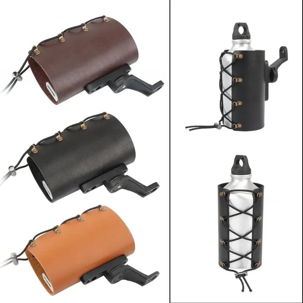 9mm Motocicleta Universal Ajustável Guiador Suporte De Copo De Café Guarda Do Motor Bebida Garrafa De Água Montar Choppe