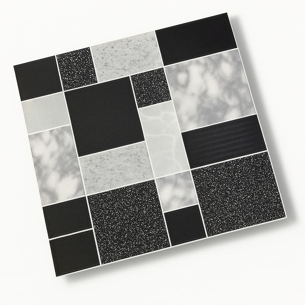 Kit 6 Pastilhas Revestimento Adesivas Azulejo Piso E Parede adesivo para cerâmica DKL