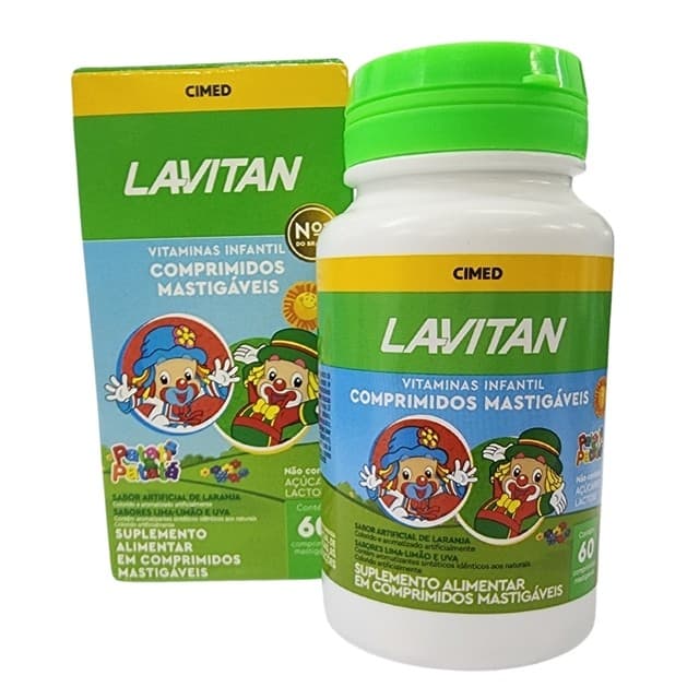 Vitamina Infantil Lavitan Kids Imunidade Mix Mastigáveis