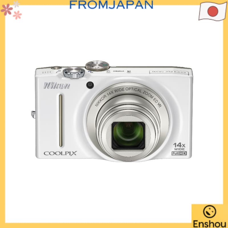 [USED]Do Japão [Usado] Câmera Digital Nikon COOLPIX S8200 Branco Natural S8200WH
