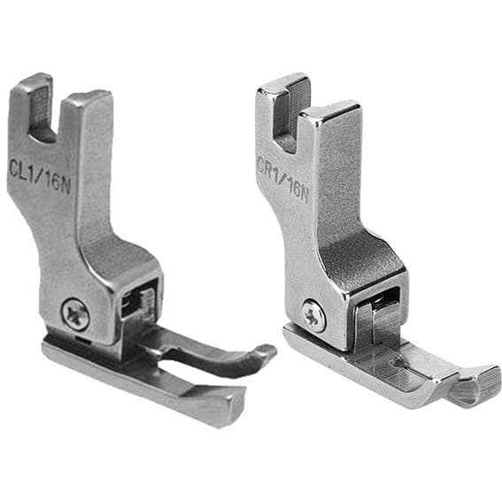 2 Calcador Compensado Pesponto 1/16N Dir Esq Reta Industrial