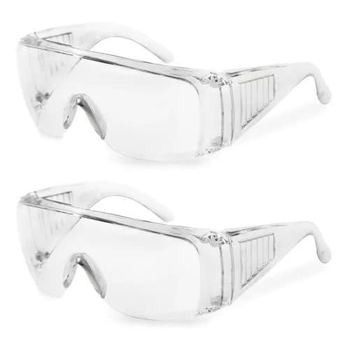 Óculos De Proteção Incolor Sobrepor Óculos De Grau Epi