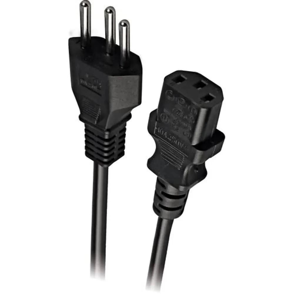 Cabo De Força 3x0,75 Monitor e Pc 1,5m 3 Pinos 10A