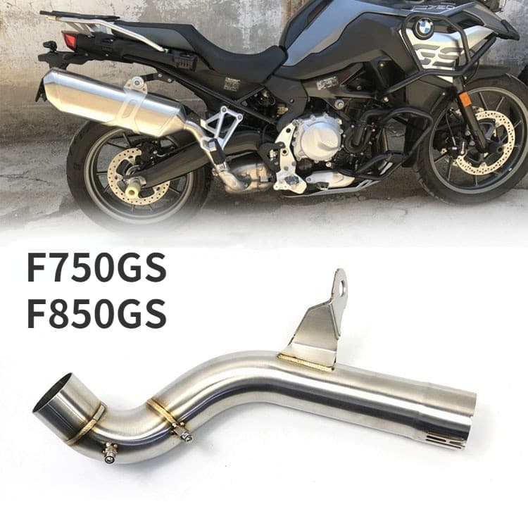 Motocicleta F750GS F850GS 2018-2021 Tubo De Ligação Intermediária De Escape Excluir Catalisador Midpipe Conectar Ao Esto