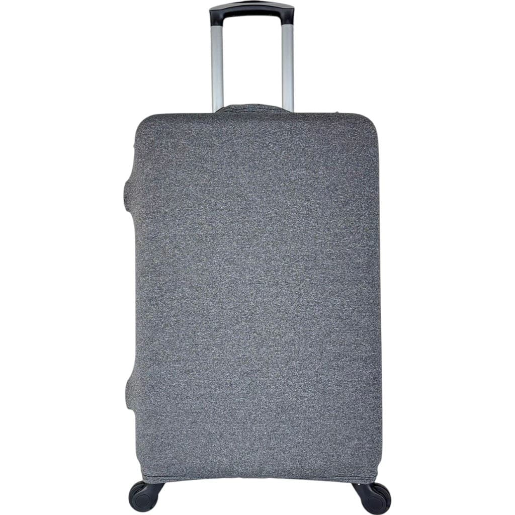 Capa para Mala Cinza Protetora Suplex Resistente Viagem Aeroporto Tamanho P M G