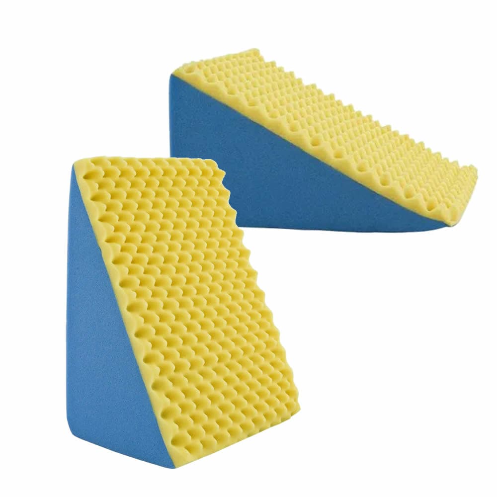 Travesseiro Anatômico Lombar Caixa de Ovo Conforto 65x45x30cm Multiuso Grávida Pós Cirúrgico