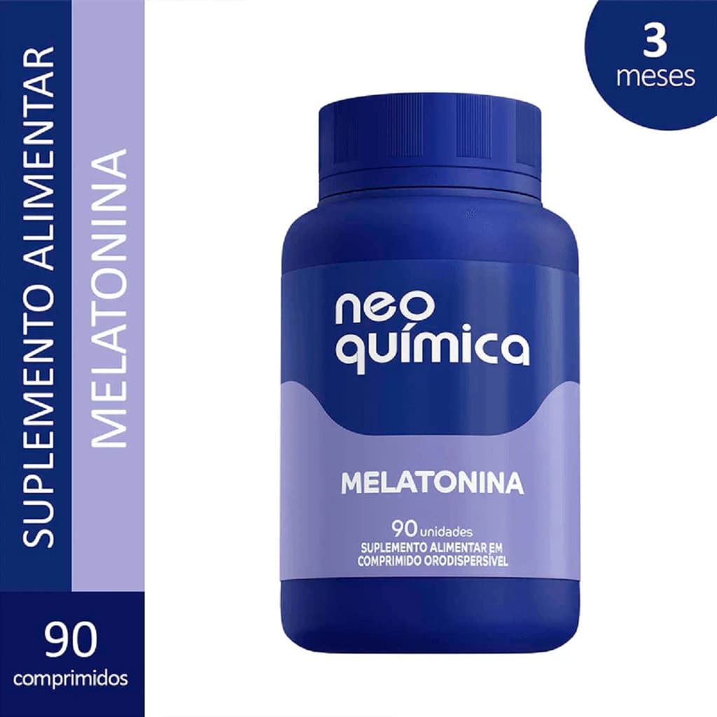 Melatonina Com 90 Comprimidos Sabor Maracujá - Neo Química