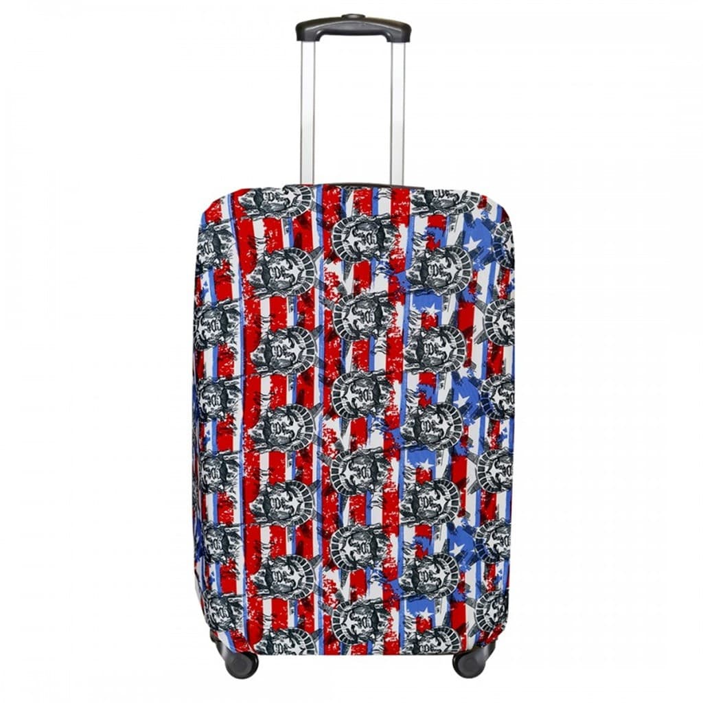 Capa Mala Bagagem Viagem Ziper  Média 23kg Elastano Sortida