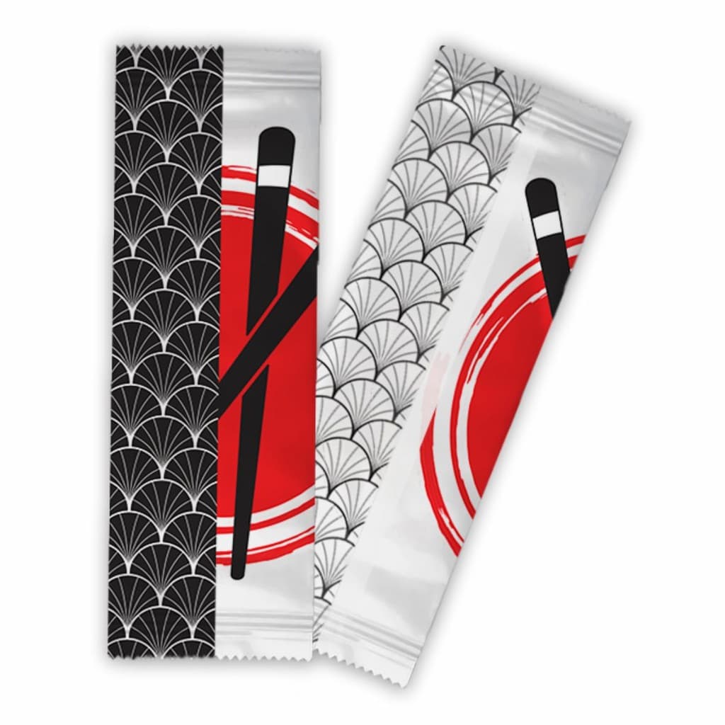 Guardanapo Sachê Oriental Sushi 15x30 C/ 2 Folhas - 500 Unid